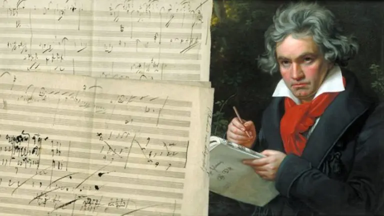 Beethoven, compositor de la novena sinfonia.