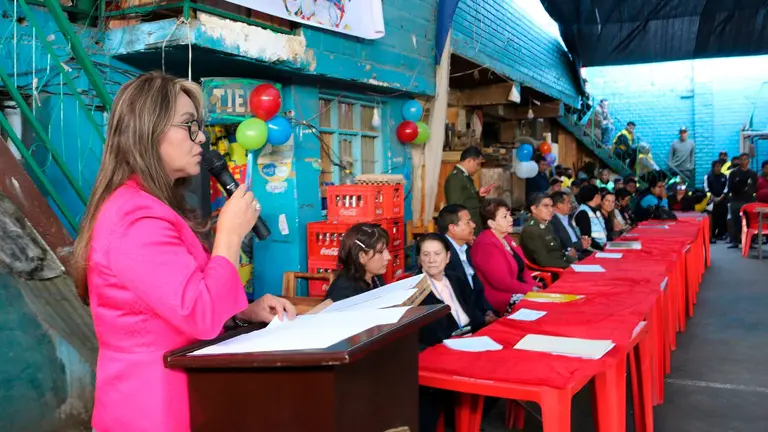 La exfiscal departamental Nuria Gonz&aacute;les al inicio del Plan de Descongestionamiento. TDJC