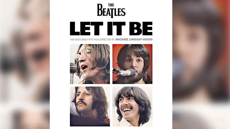 P&oacute;ster promocional de la pel&iacute;cula documental &lsquo;Let It Be&rsquo; de The Beatles./ RRSS, THE BEATLES