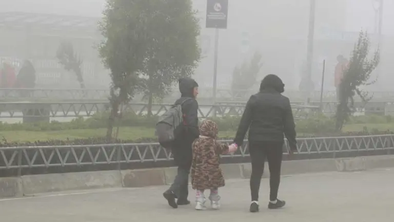 Imagen referencial de frente fr&iacute;o en Bolivia./ URGENTE