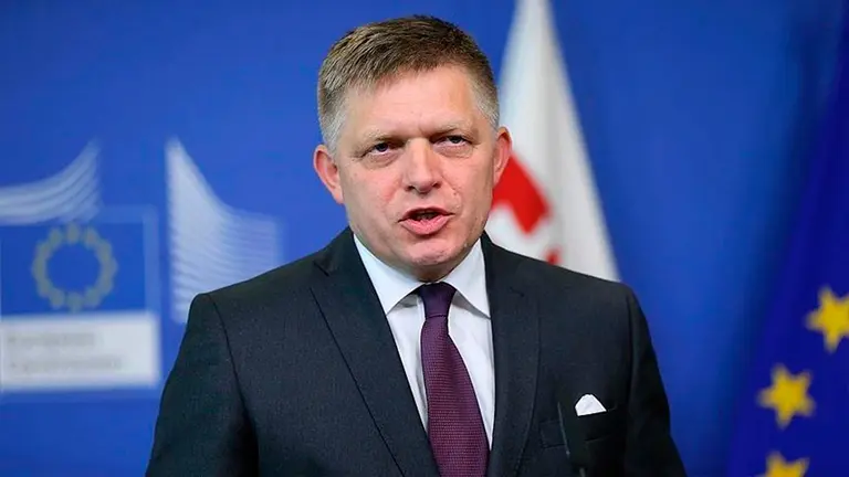 Roberto Fico, primer ministro de Eslovaquia./ ANADOLU