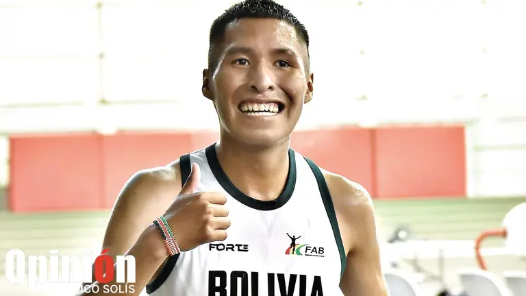 El fondista boliviano, David Ninavia. / DICO SOLÍS