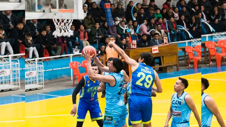 Una acci&oacute;n de un partido pasado de la Libobasquet./ FBB
