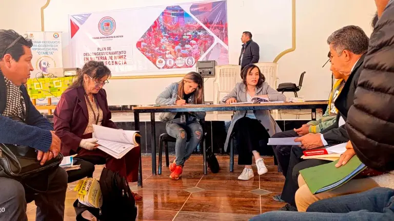 Personal del sistema judicial en el Centro &ldquo;Cometa&rdquo;. TDJC