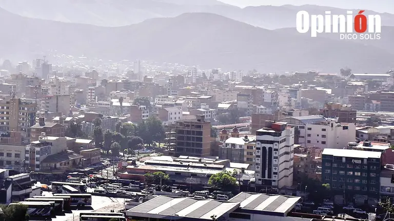 Invierno y contaminaci&oacute;n en la Llajta./ DICO SOL&Iacute;S