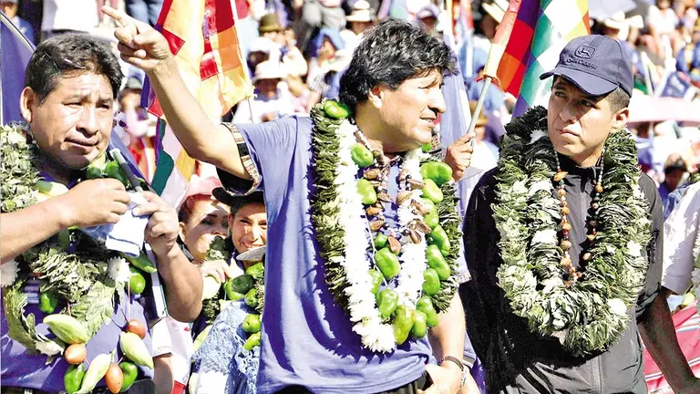 Evo Morales en el encuentro nacional del MAS, este 10 de junio./ APG