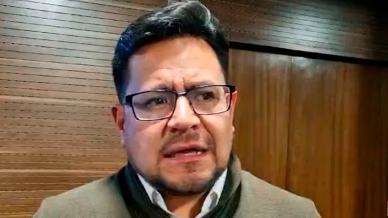 El diputado de CC, en una conferencia pasada./ TOMADA DE ERBOL