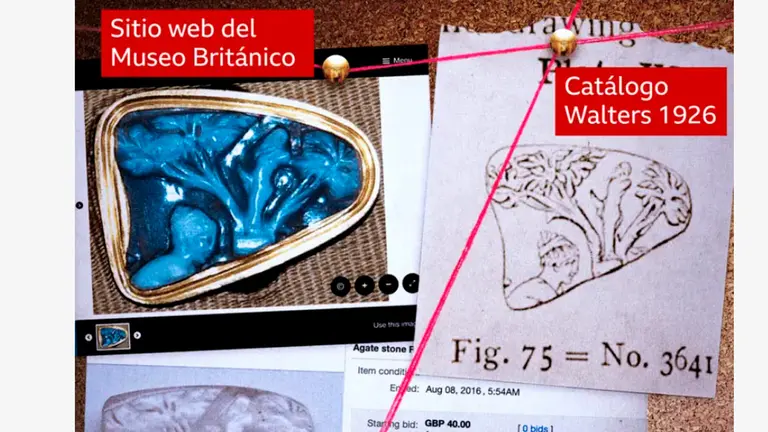 Una de las pruebas de investigaci&oacute;n. TOMADA DE BBC