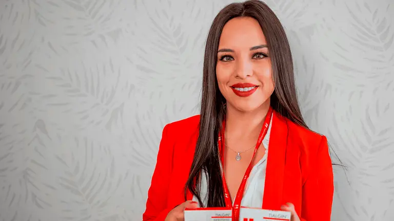 Karen Torrico, estudiante de Unifranz Online. 