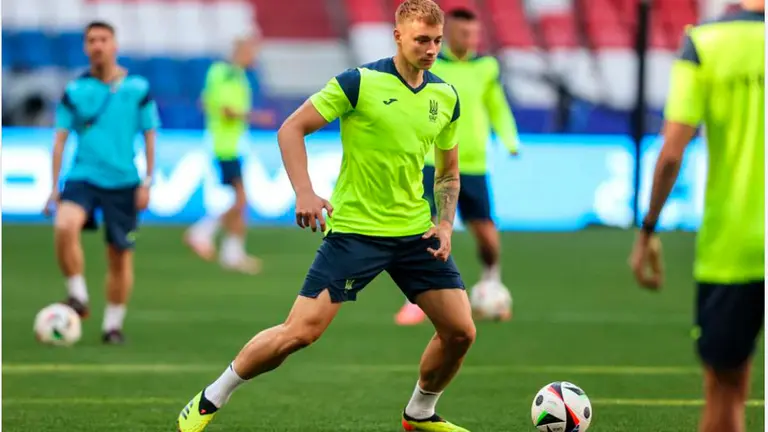 Entrenamiento de la selecci&oacute;n de Eslovaquia./ UEFA