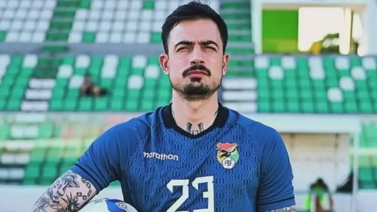 Guillermo Viscarra, portero de la Selecci&oacute;n Boliviana. FBF.