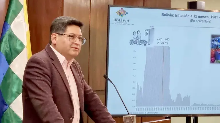El ministro de Economía y Finanzas Públicas, Marcelo Montenegro./ ERBOL