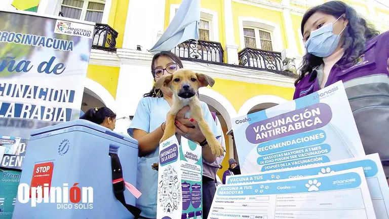 El lanzamiento de la campa&ntilde;a de vacunaci&oacute;n antirr&aacute;bica, este 25 de junio./ DICO SOL&Iacute;S