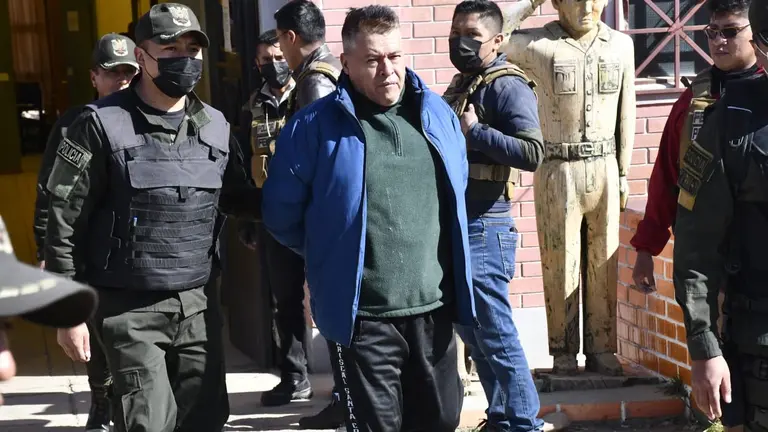 Trasladan al general Z&uacute;&ntilde;iga a otra c&aacute;rcel por razones de seguridad./ MINISTERIO DE GOBIERNO