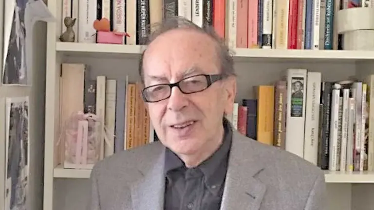 El escritor alban&eacute;s Isma&iacute;l Katar&eacute;./ JACINTA CREMADES