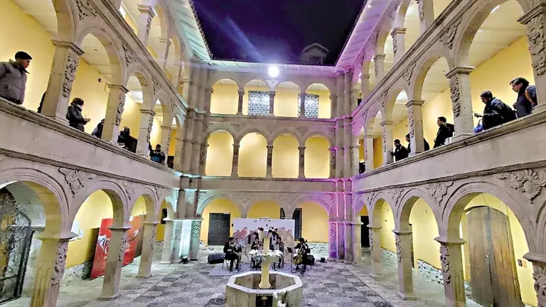 El área externa del Museo Nacional de Arte, en La Paz./ FACEBOOK MNA