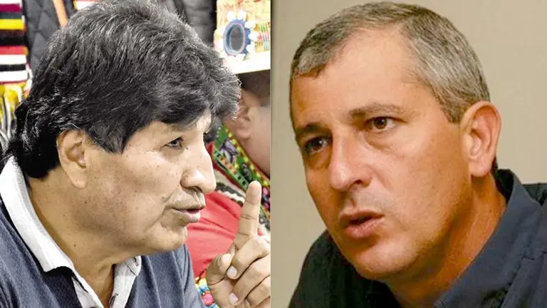 Evo Morales y Branko Marinkovic./ ARCHIVO
