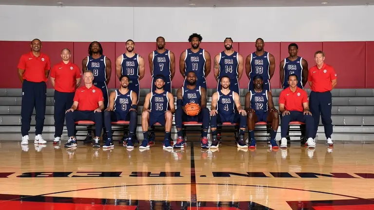 Equipo de baloncesto de EE.UU. para Par&iacute;s 2024. USA Basketball.