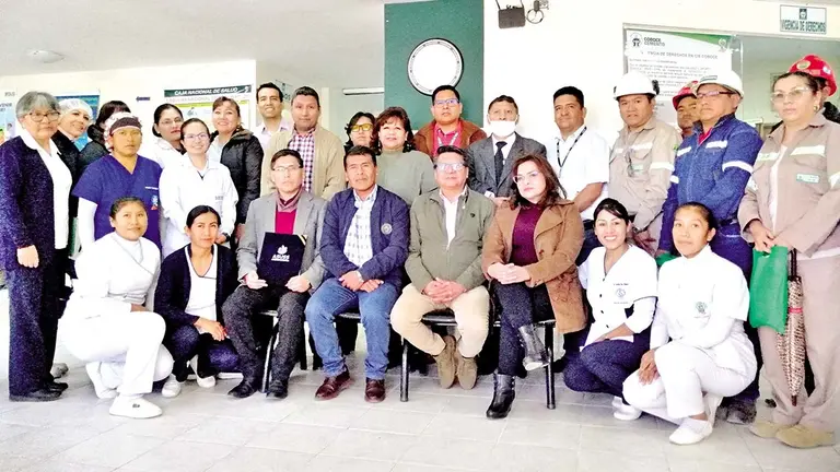 Personal del CIS COBOCE y la Cooperativa COBOCE./ CNS