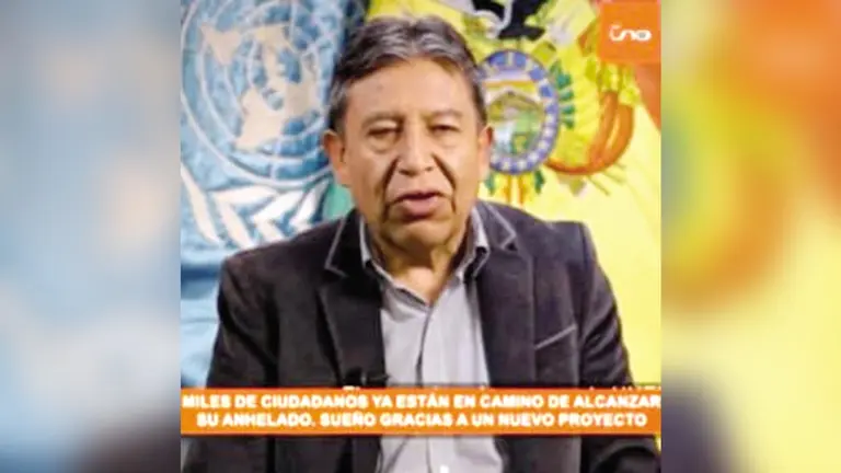 La imagen del vicepresidente David Choquehuanca. / RRSS