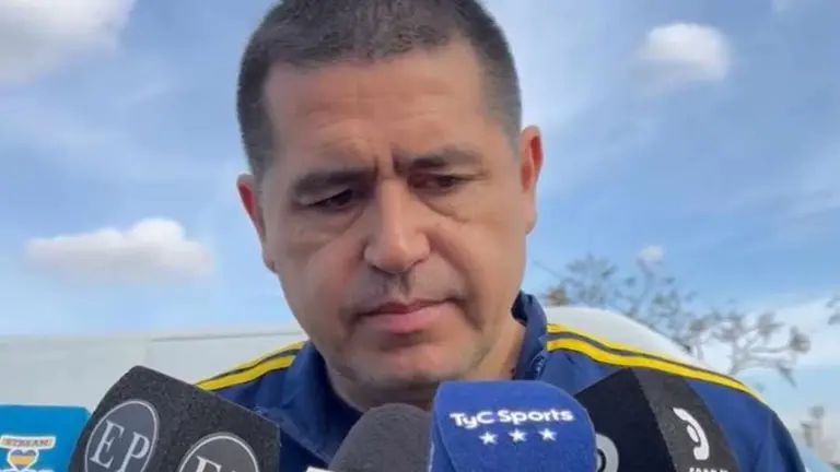 Juan Rom&aacute;n Riquelme, presidente de Boca Juniors. TATO AGUILERA.