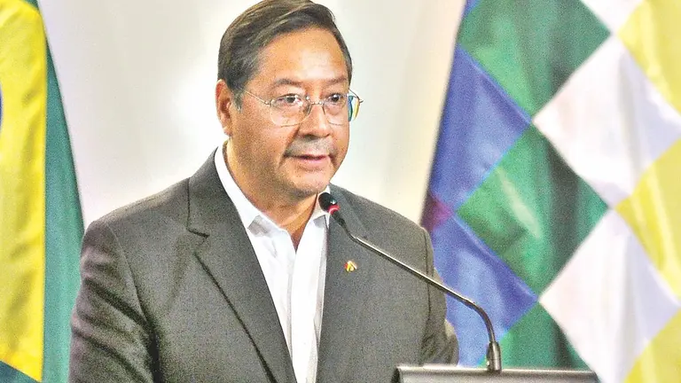 El presidente del Estado, Luis Arce./ APG