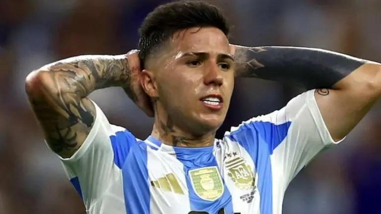 Enzo Fern&aacute;ndez jugador de la selecci&oacute;n argentina. ELTRECE.