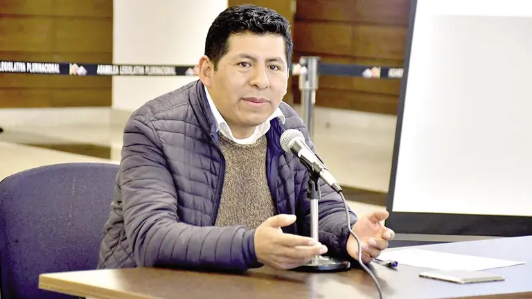 El vocal Tahuichi Tahuichi Quispe, vocal del TSE que aspira al Consejo de la Magistratura./ C&Aacute;MARA DE DIPUTADOS