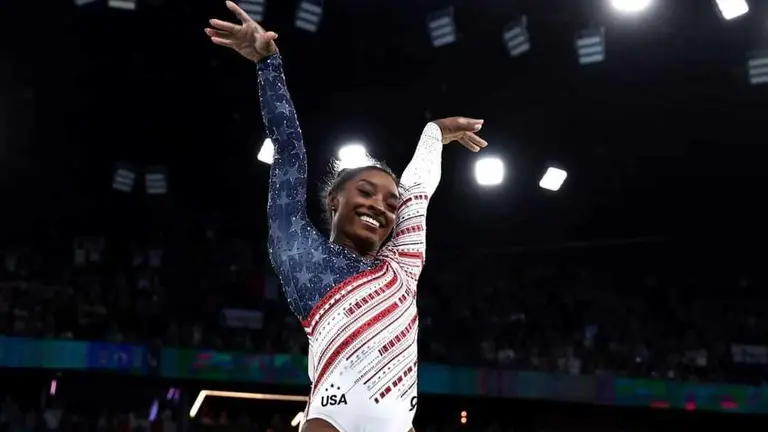 Simone Biles hace historia con su octava medalla ol&iacute;mpica en Par&iacute;s 2024. MUNDO DEPORTIVO.