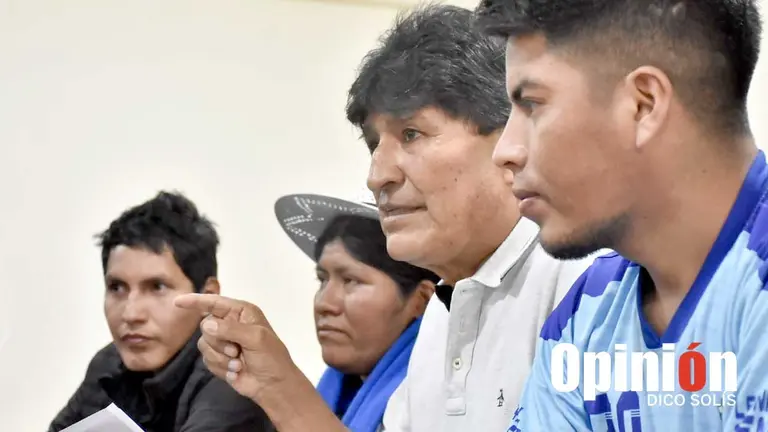Evo Morales en instalaciones de las Seis Federaciones del Tr&oacute;pico./ DICO SOL&Iacute;S