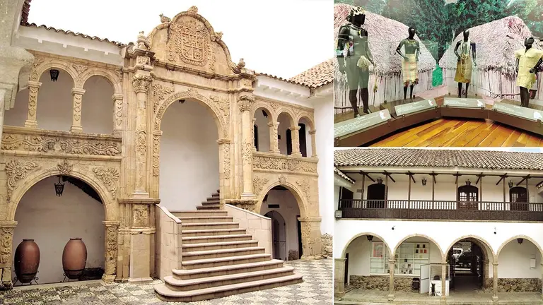 El MUSEF está ubicado en el centro histórico paceño, entre las calles Ingavi y Jenaro Sanjinés./ MUSEF