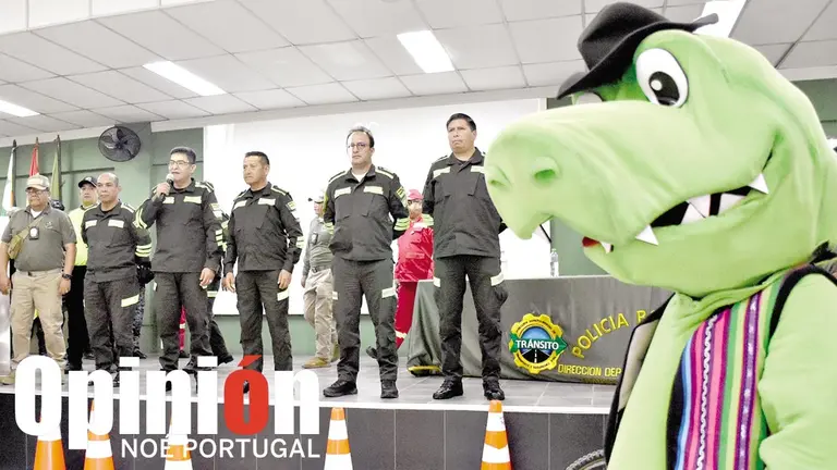Autoridades policiales lanzan Plan de Seguridad Integral Urcupiña 2024. / NOÉ PORTUGAL
