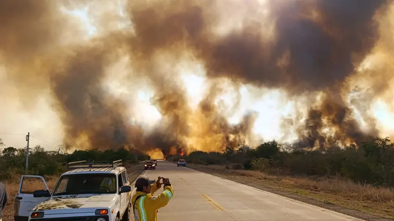 Los incendios en el oriente siguen activos./ EL D&Iacute;A