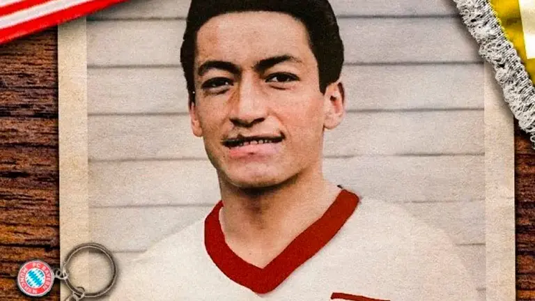 El astro boliviano Ramiro Blacut, recordado por el Bayern Munich. Bayern Munic