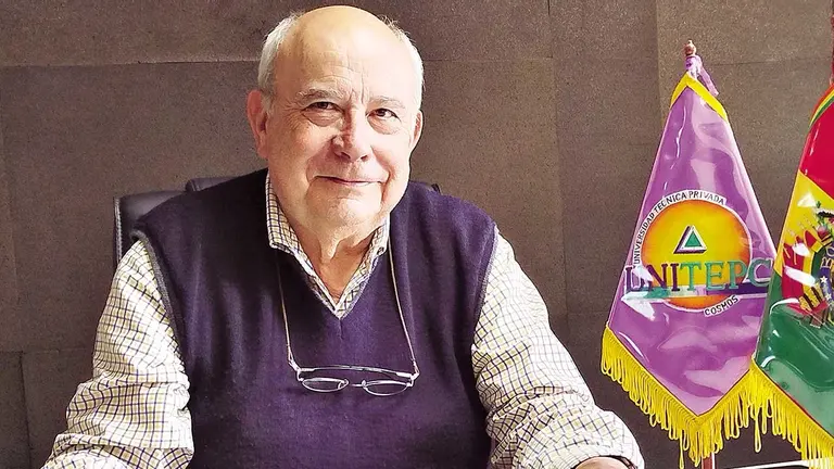 Ramón Daza, el académico que edificó  la universidad pública  en Cochabamba./ NOÉ PORTUGAL