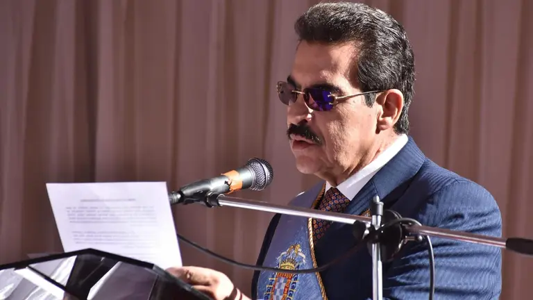 El alcalde de Cochabamba, Manfred Reyes Villa. DICO SOL&Iacute;S