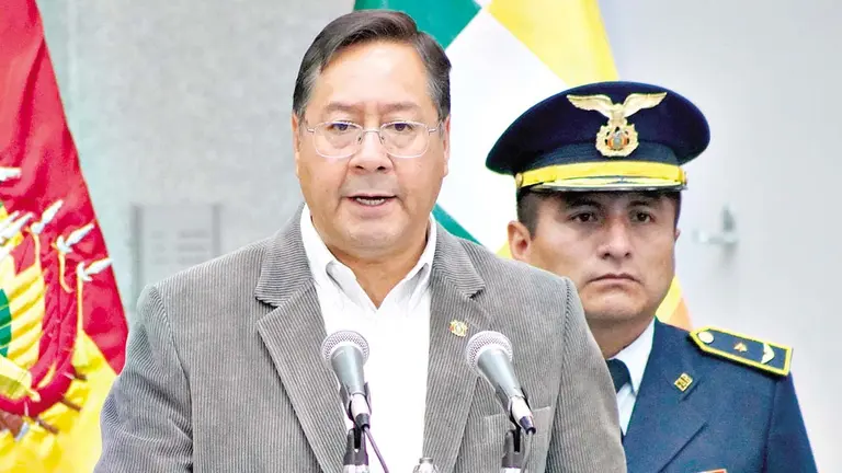 El presidente Luis Arce./ ABI