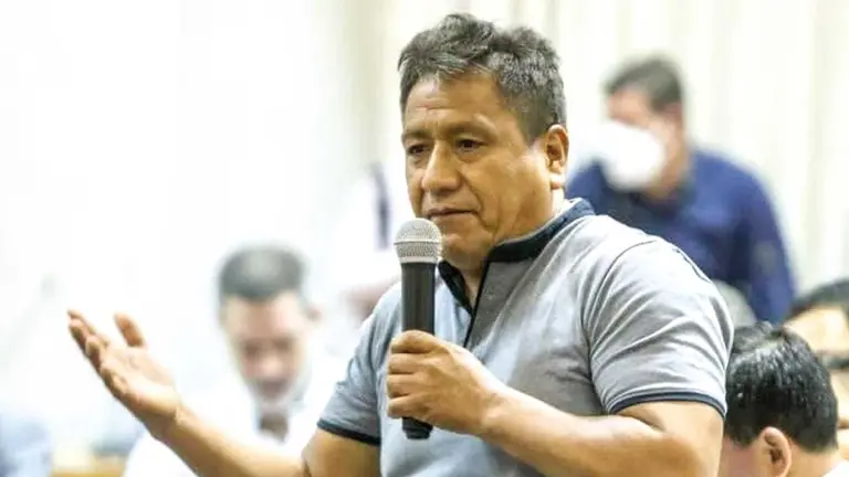 Juan Yujra, dirigente del transporte pesado que fue apresado el miércoles y liberado ayer jueves./ RRSS