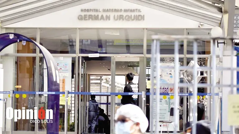 El Hospital Maternol&oacute;gico Germ&aacute;n Urquidi, en la avenida Aniceto Arce./ DICO SOL&Iacute;S
