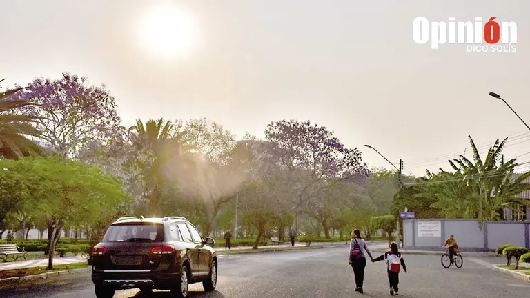 La contaminaci&oacute;n en la ciudad de Cochabamba./ DICO SOL&Iacute;S