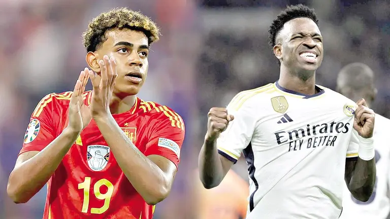 Lamine Yamal y Vinicius Jr./ EXPANSI&Oacute;N Y FIFPRO