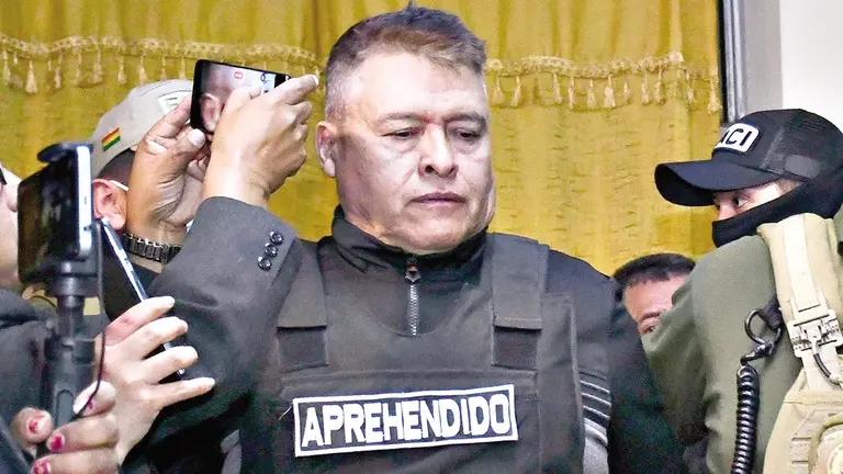El excomandante del Ej&eacute;rcito Juan Jos&eacute; Z&uacute;&ntilde;iga, preso en El Abra./ APG
