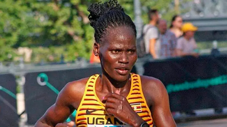 La atleta ol&iacute;mpica Rebecca Cheptegei. X