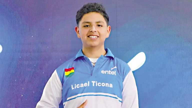 Licael Ticona, ajedrecista boliviano. / LICAEL TICONA