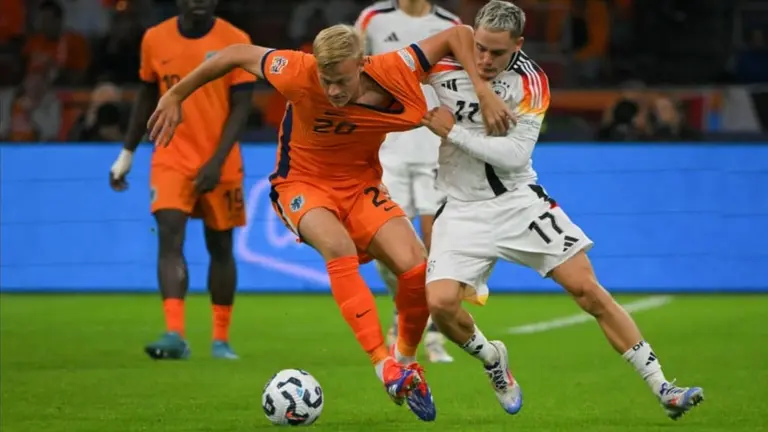 Holanda y Alemania empataron. UEFA NATIONS LEAGUE.