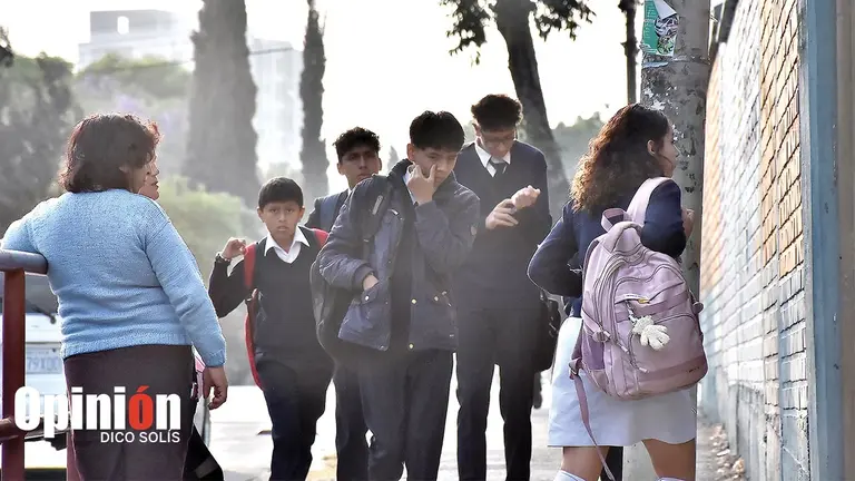 Estudiantes frente a la contaminaci&oacute;n./ DICO SOL&Iacute;S