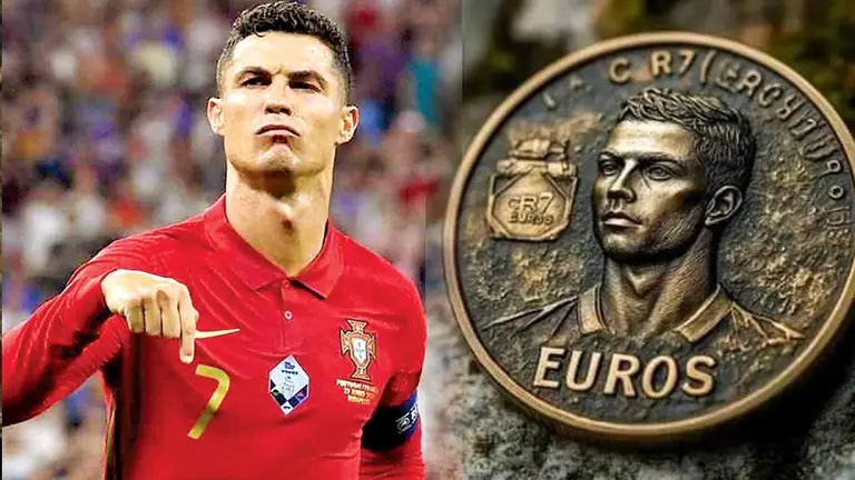 Moneda de CR7./ EL DÍA