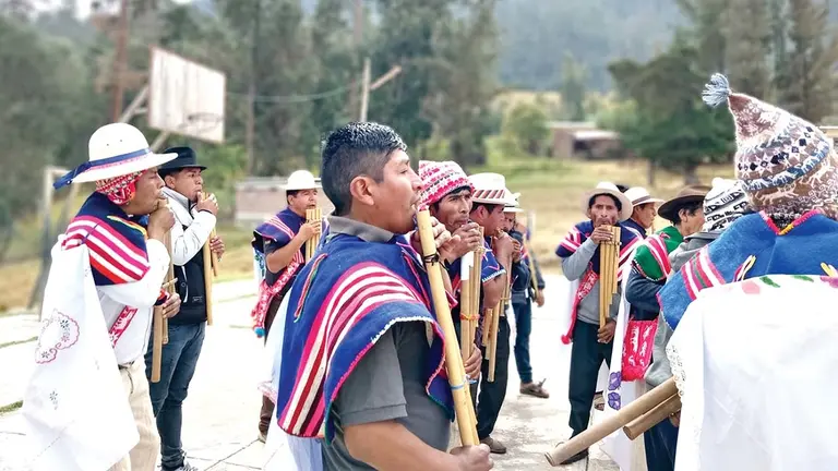 Sesi&oacute;n de grabaci&oacute;n del proyecto &lsquo;Chiriwanos de Sanipaya&rsquo;./ CORTES&Iacute;A