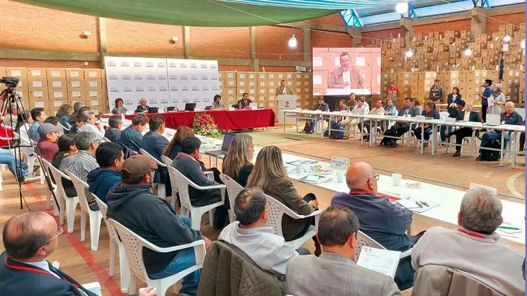 Reunión técnica en La Paz por el Censo 2024./ INE