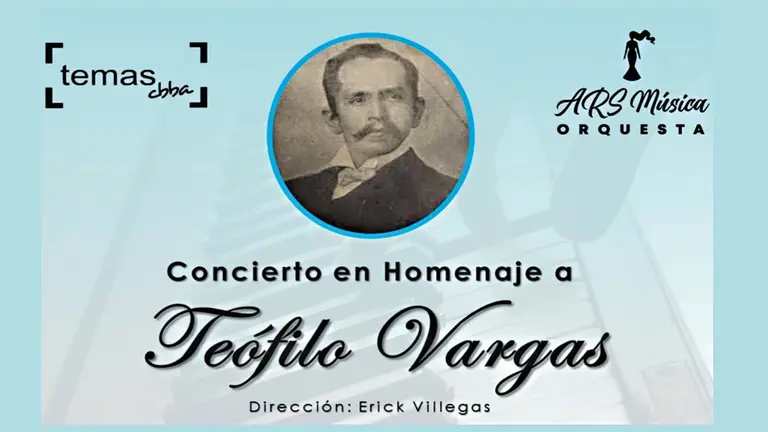 Arte promocional del concierto en homenaje a Te&oacute;filo Vargas./ RRSS, ARS M&Uacute;SICA-ORQUESTA